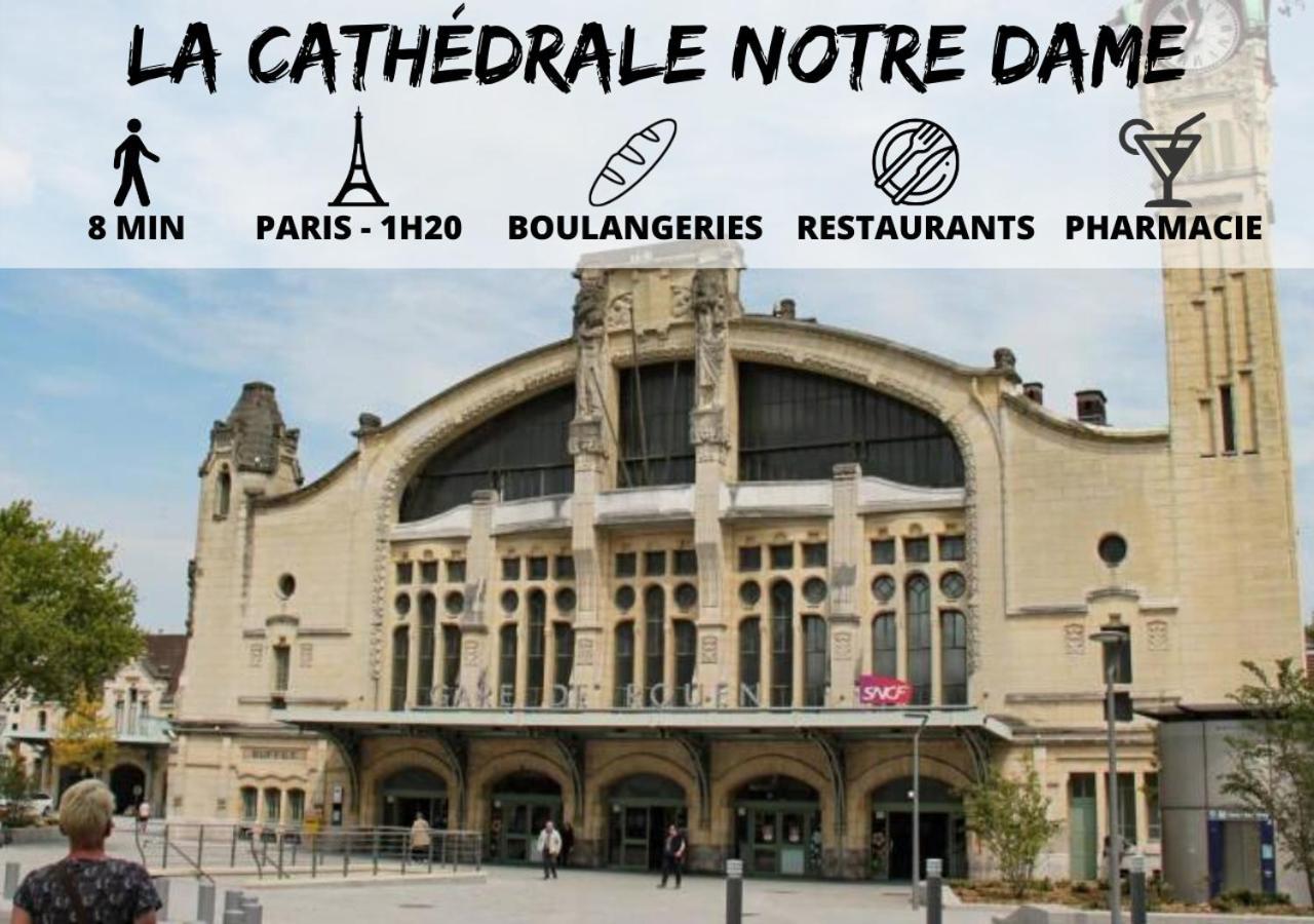 Cosy'Appart - La Cauchoise Lägenhet Rouen Exteriör bild